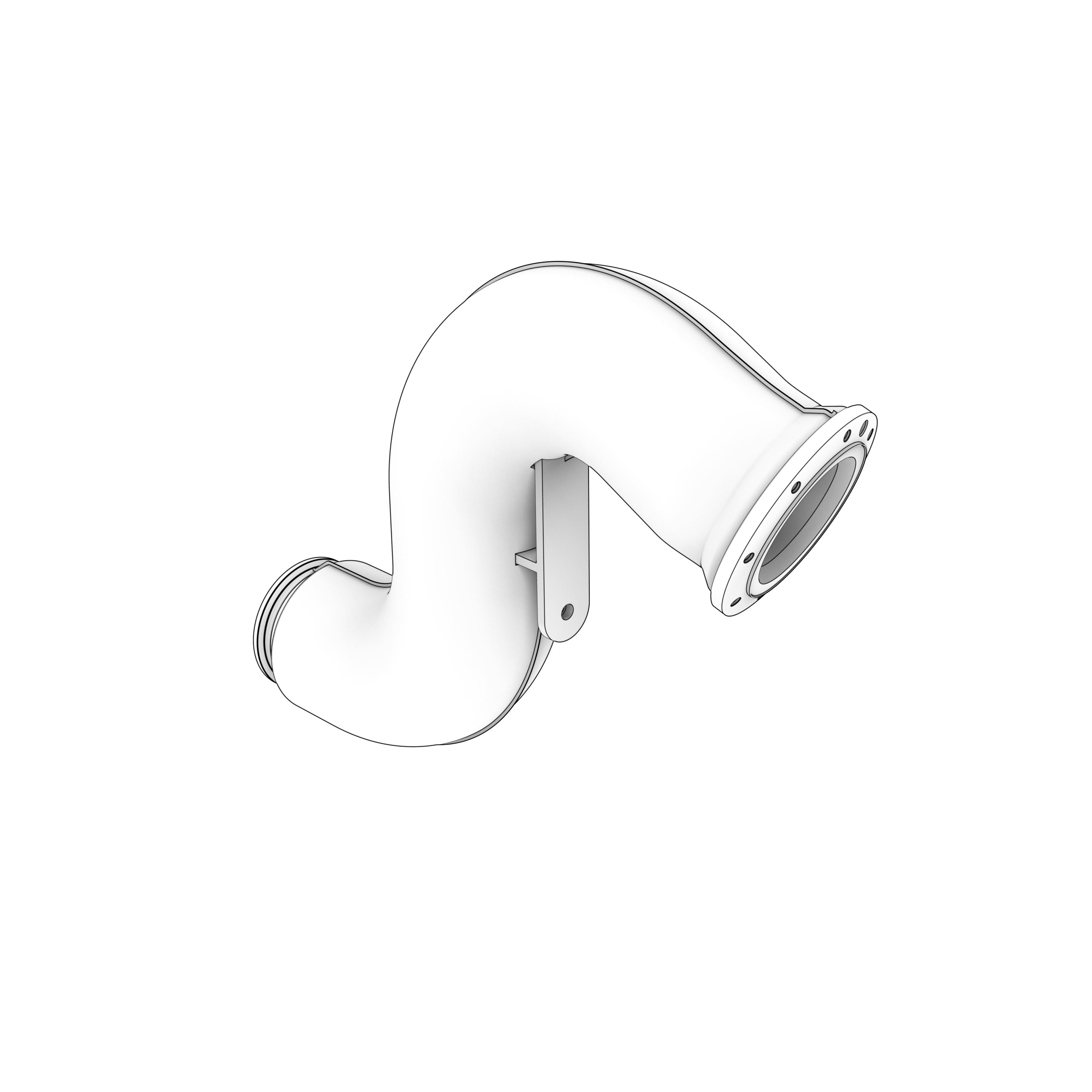 exhaust riser